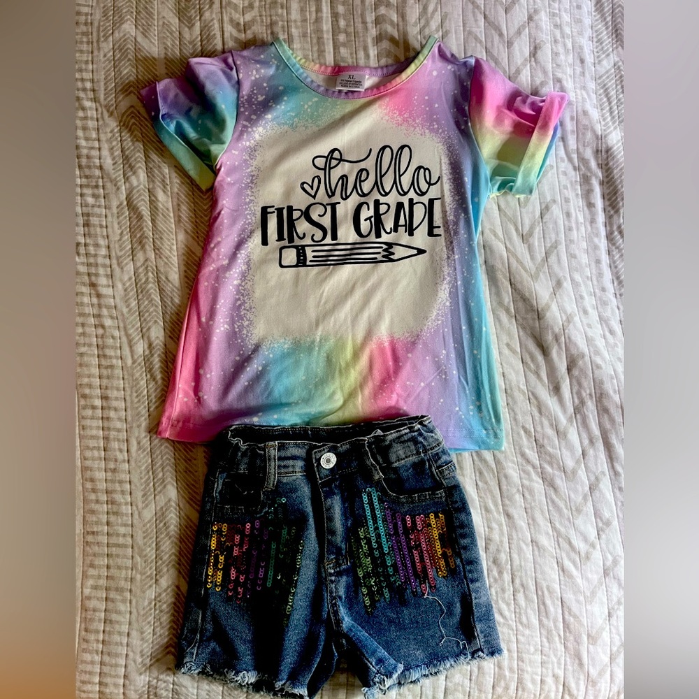 Little Girls 1st Grade Outfit